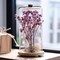 50 pcs Mini Dried Purple Baby Breath Flower Purple Dried Flower for Crafts Press Flowers Wedding Wreath Decoration Gift Card Decor Floral